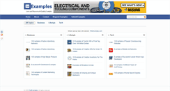 Desktop Screenshot of findexamples.com