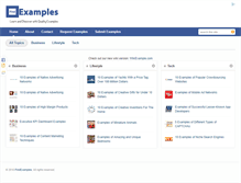 Tablet Screenshot of findexamples.com